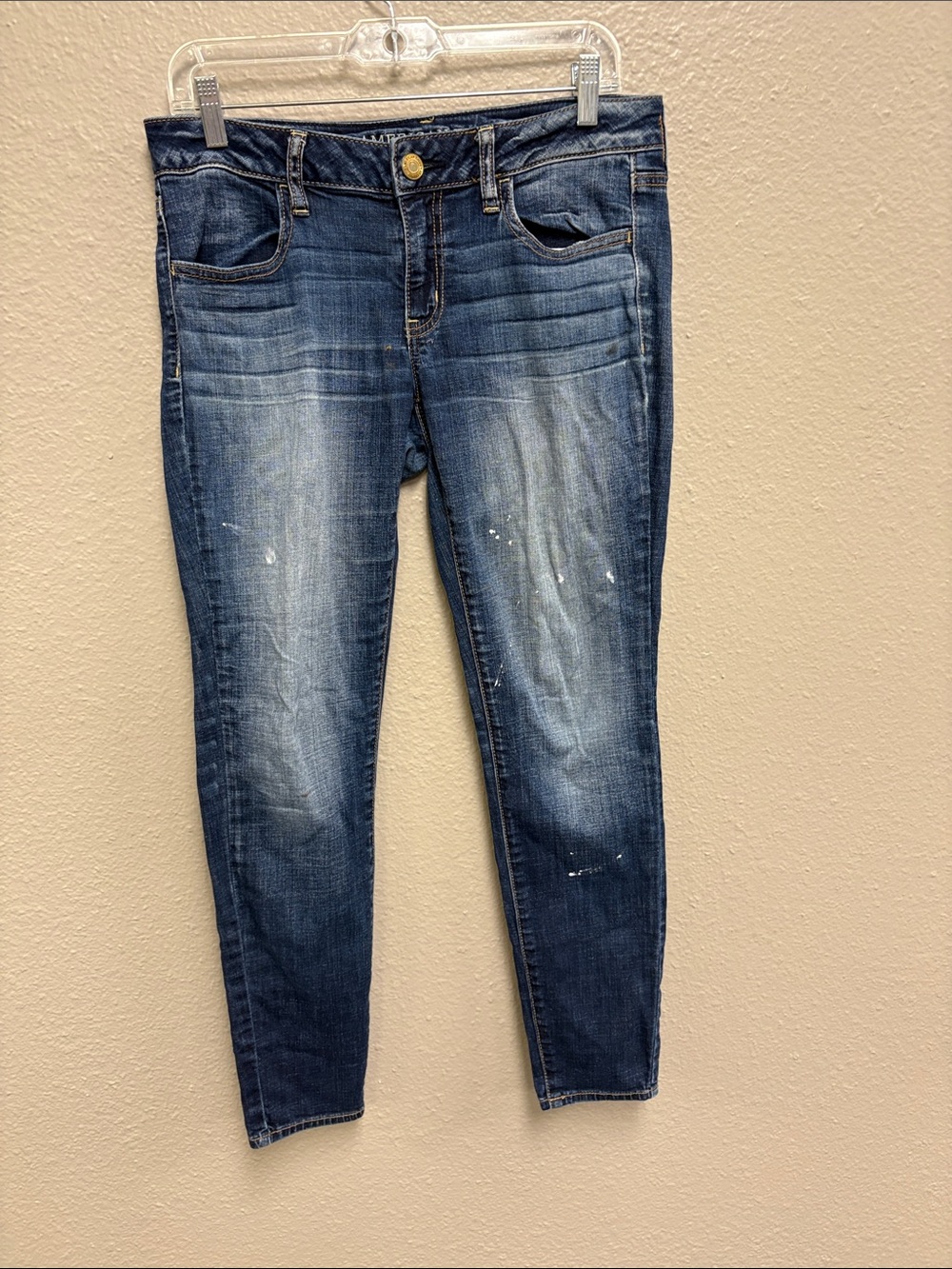 American Eagle Outfitters Women's Blue Skinny Jeans